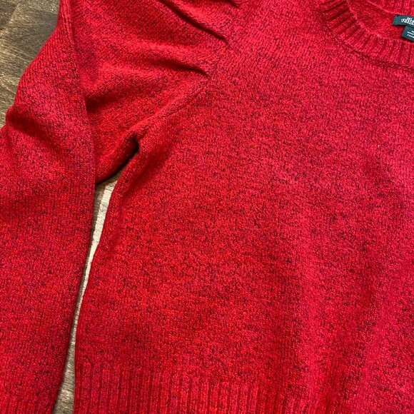 Wild Fable Red Crew Neck Sweater - Picture 6 of 8